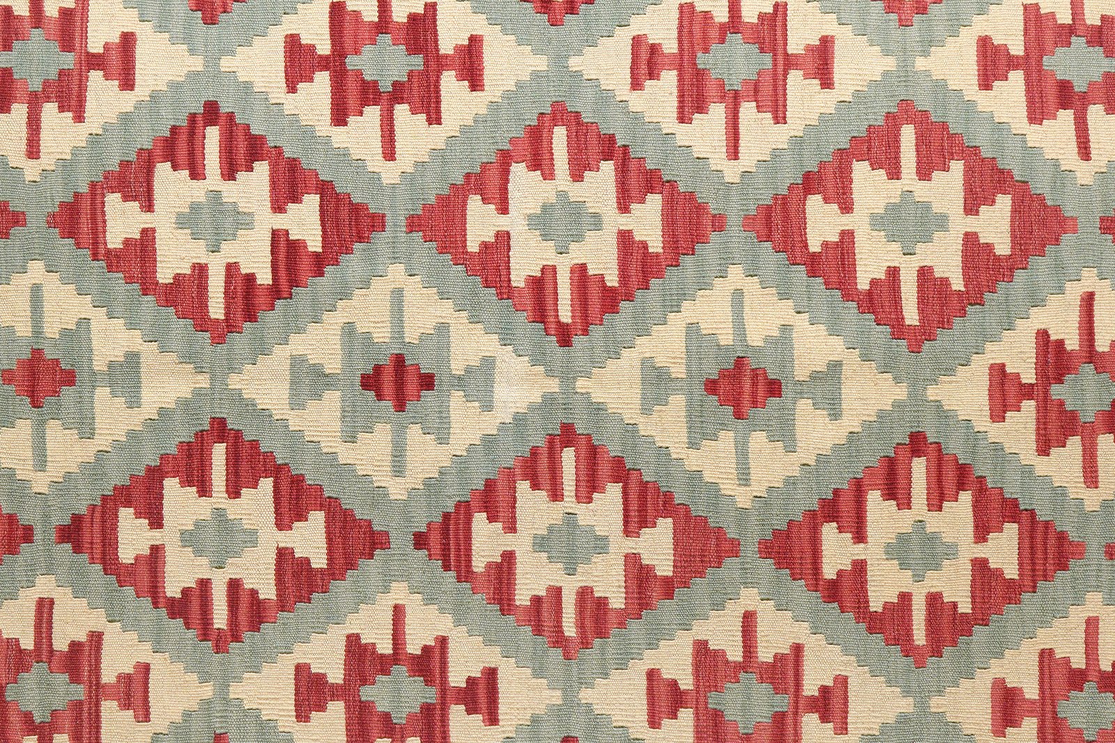 Kelim Gashgai — Handmade, 179x250 cm, Green, 100% Virgin Wool | View 5