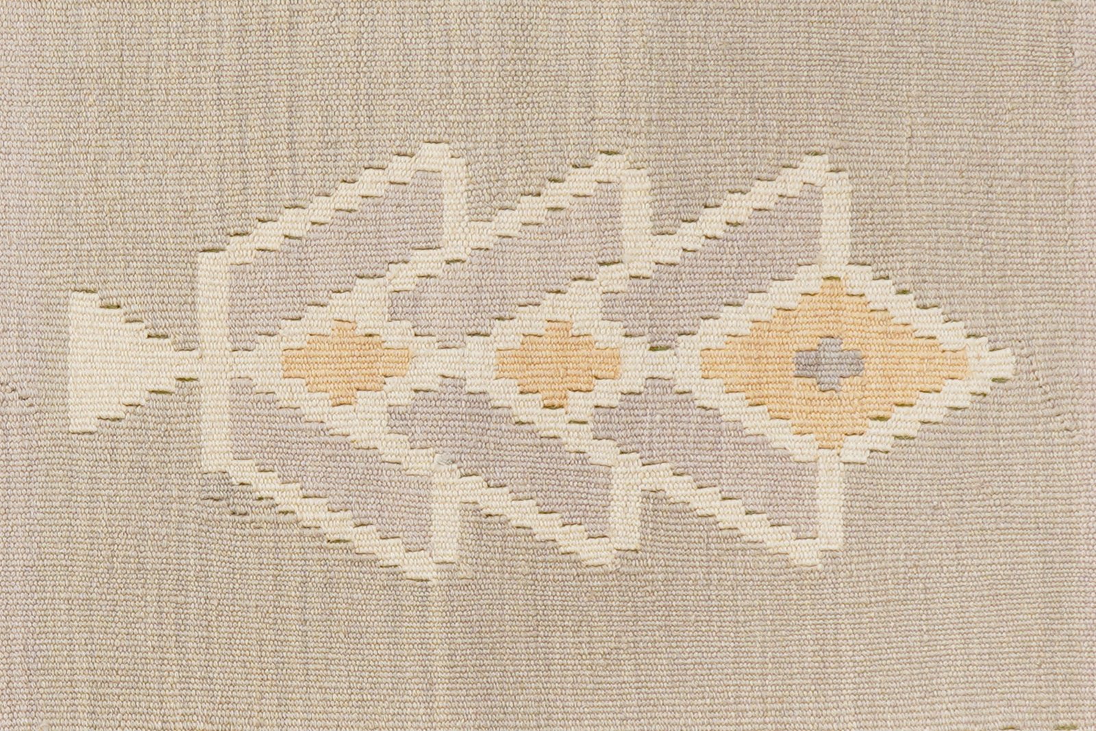 Kelim Gashgai — Handmade, 84x211 cm, Grey, 100% Virgin Wool | View 5