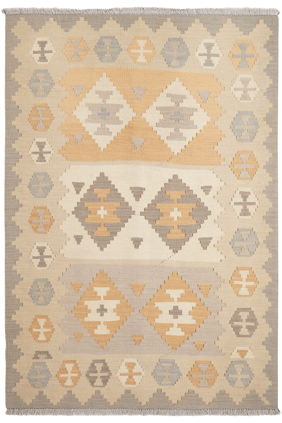 Kelim Gashgai — Handmade, 119x175 cm, Multicolor, 100% Virgin Wool | Main view