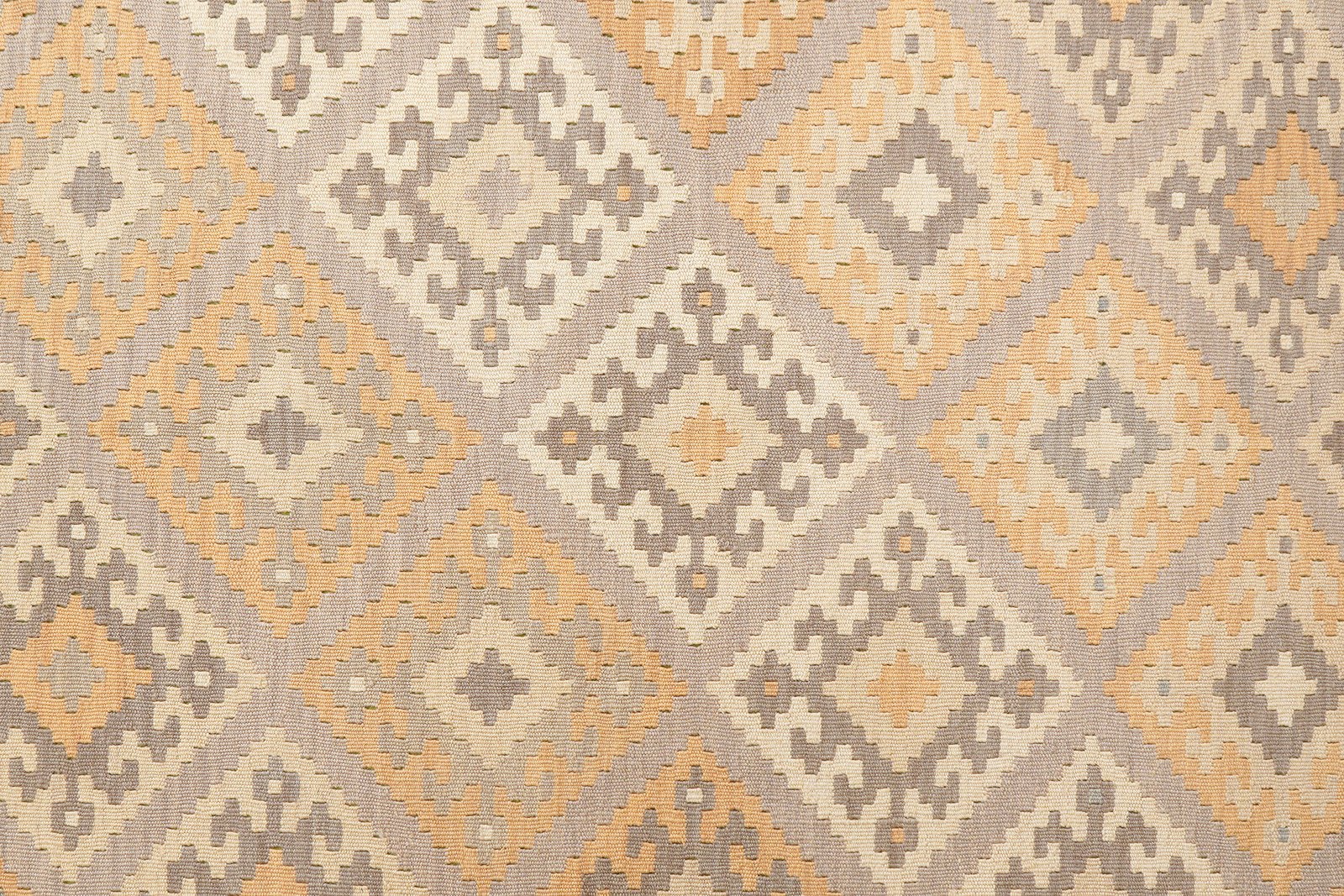 Kelim Gashgai — Handmade, 186x243 cm, Grey, 100% Virgin Wool | View 5