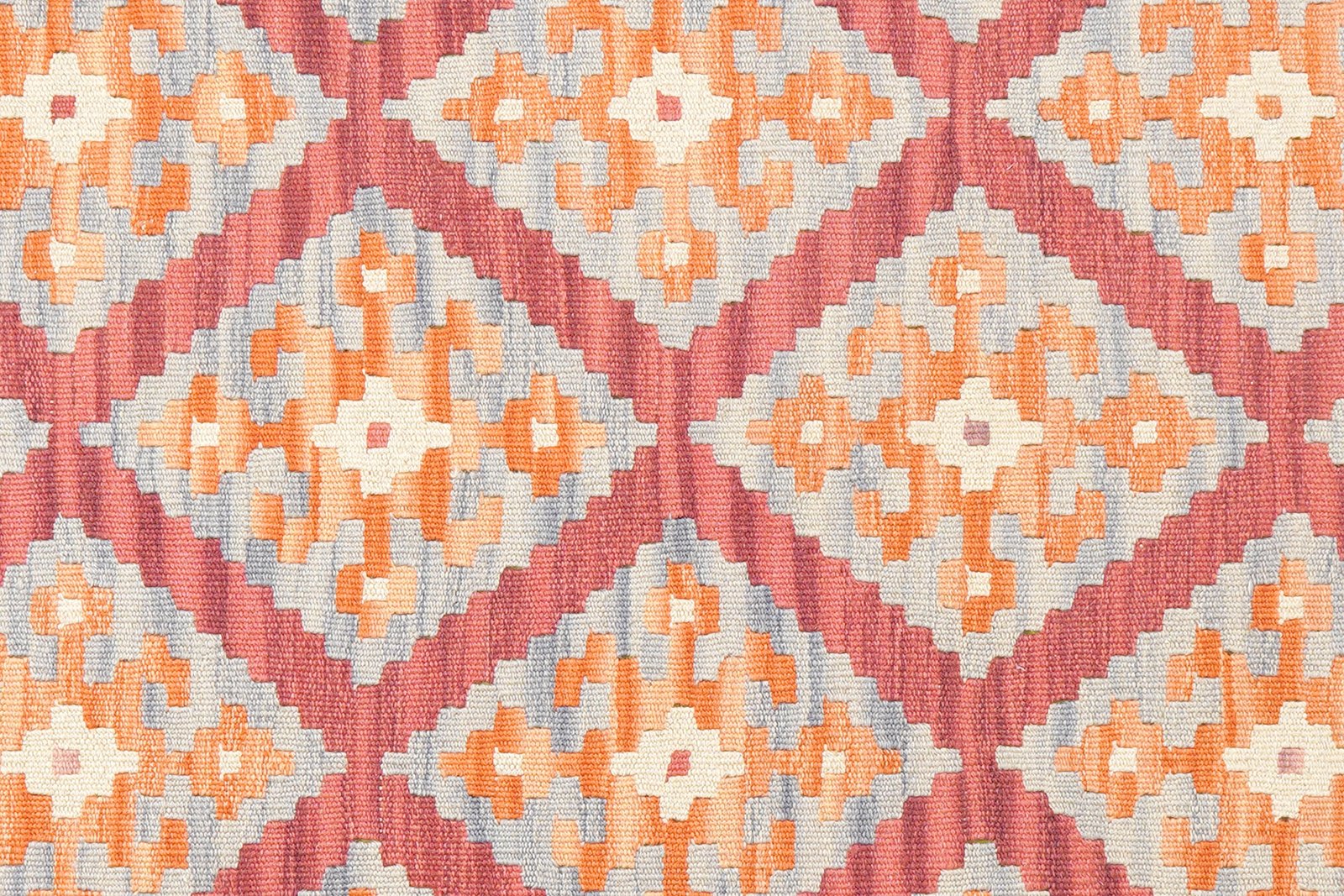 Kelim Gashgai — Handmade, 127x184 cm, Red, 100% Virgin Wool | View 5