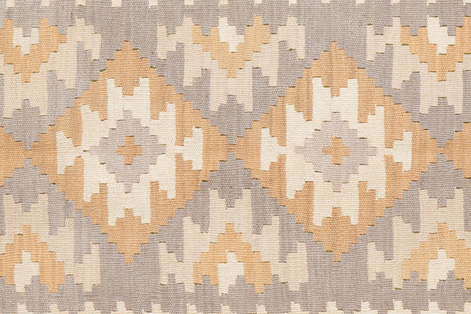 Kelim Gashgai — Handmade, 120x174 cm, Grey, 100% Virgin Wool | View 5