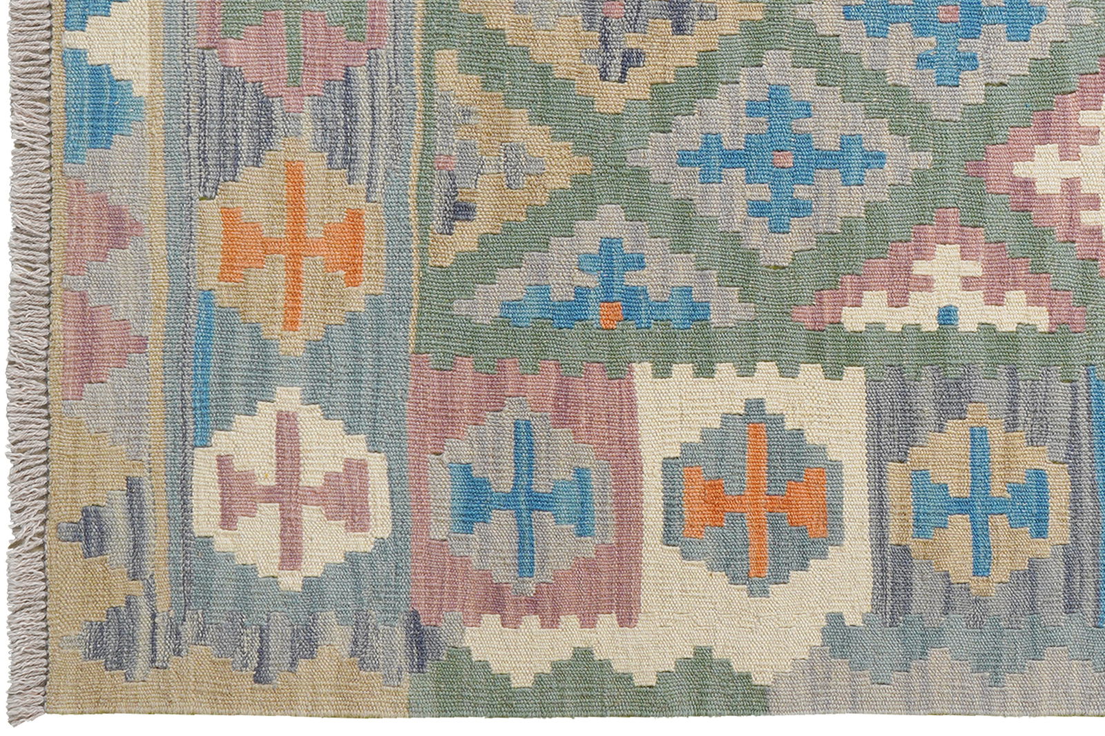 Kelim Gashgai — Handgefertigt, 150x108 cm, Bunt, 100% Virgin Wool | View 4