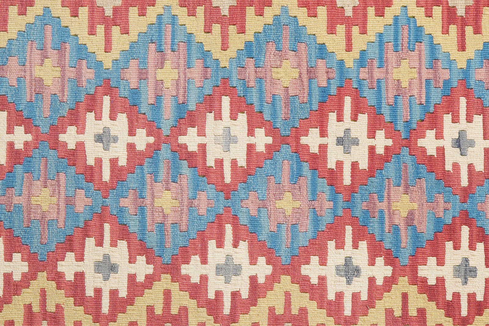 Kelim Gashgai — Handmade, 167x234 cm, Blue, 100% Virgin Wool | View 5