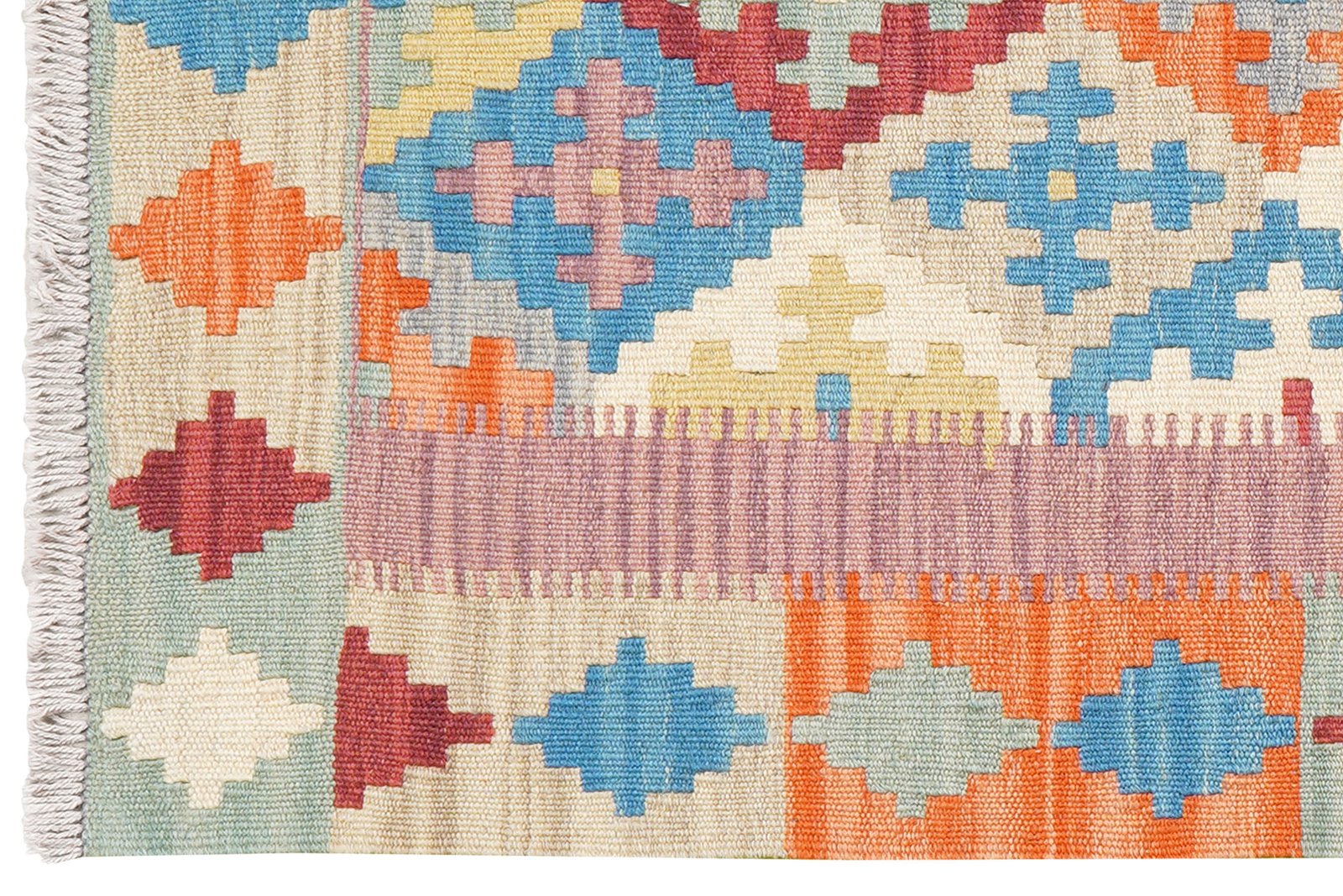 Kelim Gashgai — Handmade, 82x124 cm, Multicolor, 100% Virgin Wool | View 3