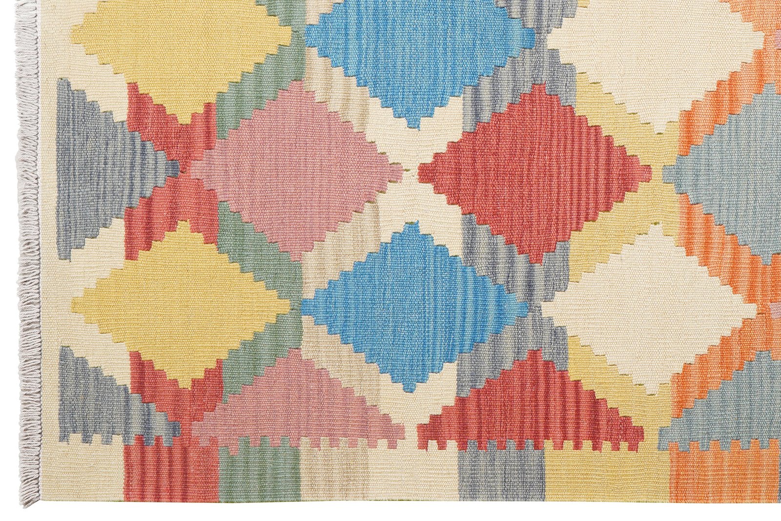 Kelim Gashgai — Handmade, 153x203 cm, Multicolor, 100% Virgin Wool | View 3
