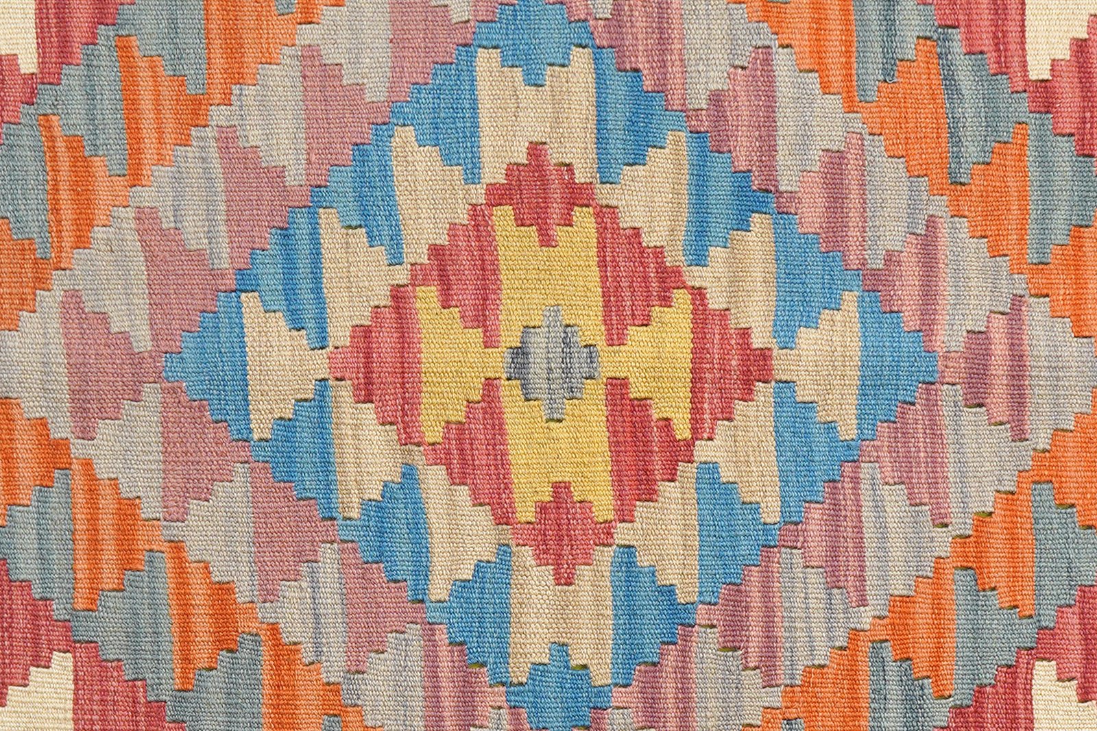Kelim Gashgai — Handmade, 103x145 cm, Multicolor, 100% Virgin Wool | View 5