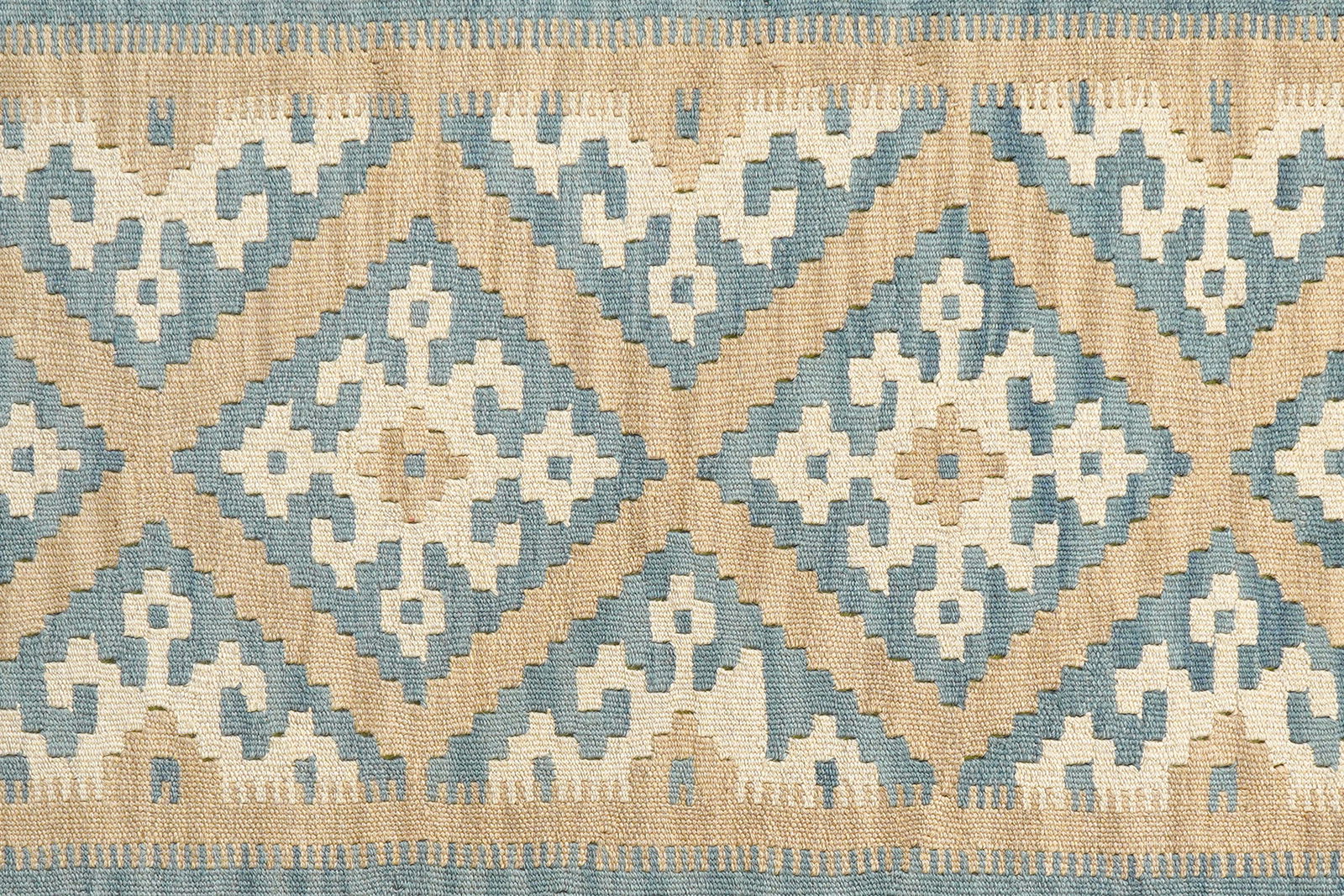 Kelim Gashgai — Handgefertigt, 166x127 cm, Beige, 100% Virgin Wool | View 6