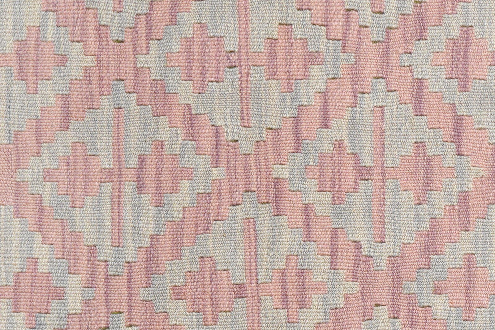 Kelim Gashgai — Handmade, 104x140 cm, Grey, 100% Virgin Wool | View 5