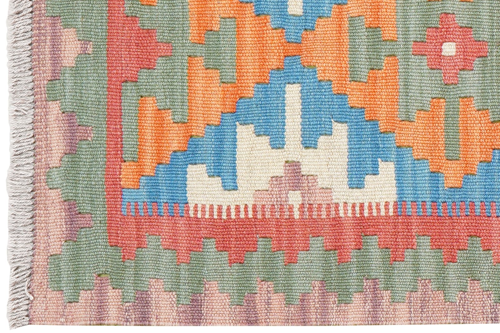 Kelim Gashgai — Handmade, 58x183 cm, Multicolor, 100% Virgin Wool | View 3