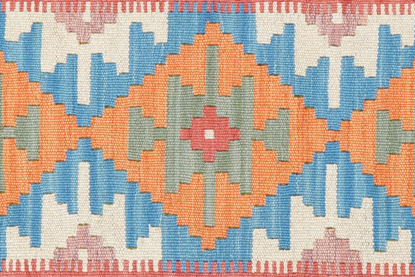 Kelim Gashgai — Handmade, 58x183 cm, Multicolor, 100% Virgin Wool | View 5