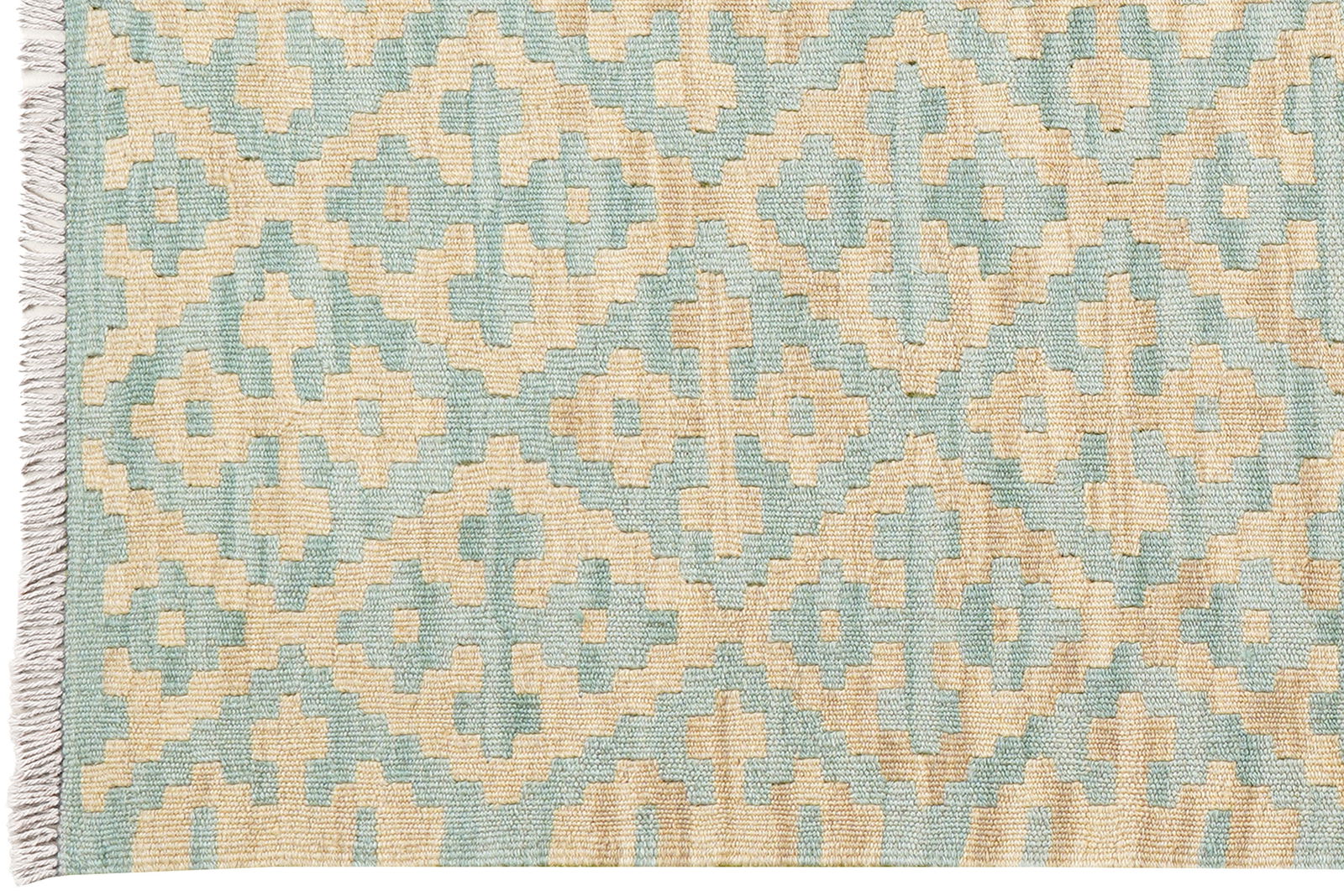 Kelim Gashgai — Handgefertigt, 150x100 cm, Beige, 100% Virgin Wool | View 4