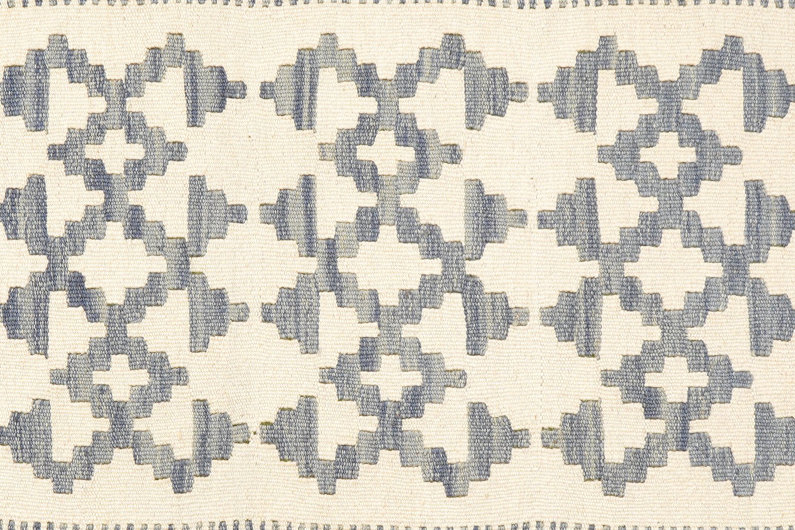 Kelim Gashgai — Handmade, 84x254 cm, Beige, 100% Virgin Wool | View 5