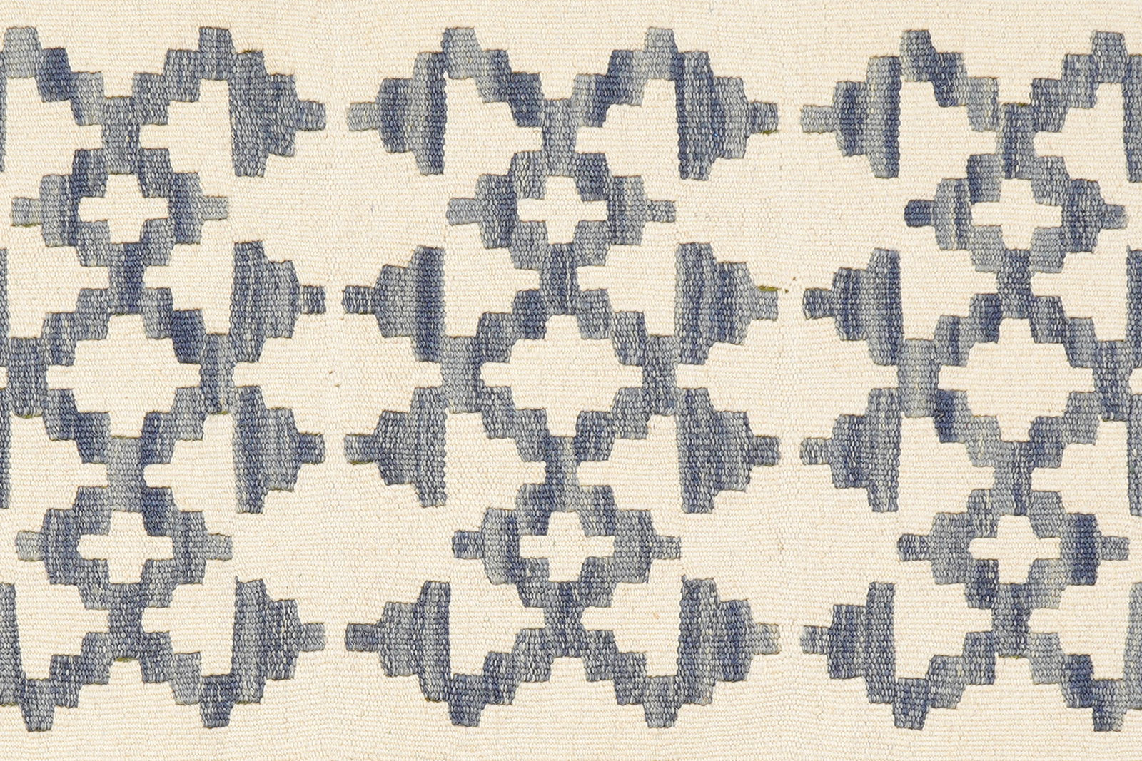 Kelim Gashgai — Handgefertigt, 256x85 cm, Grau, 100% Virgin Wool | View 6