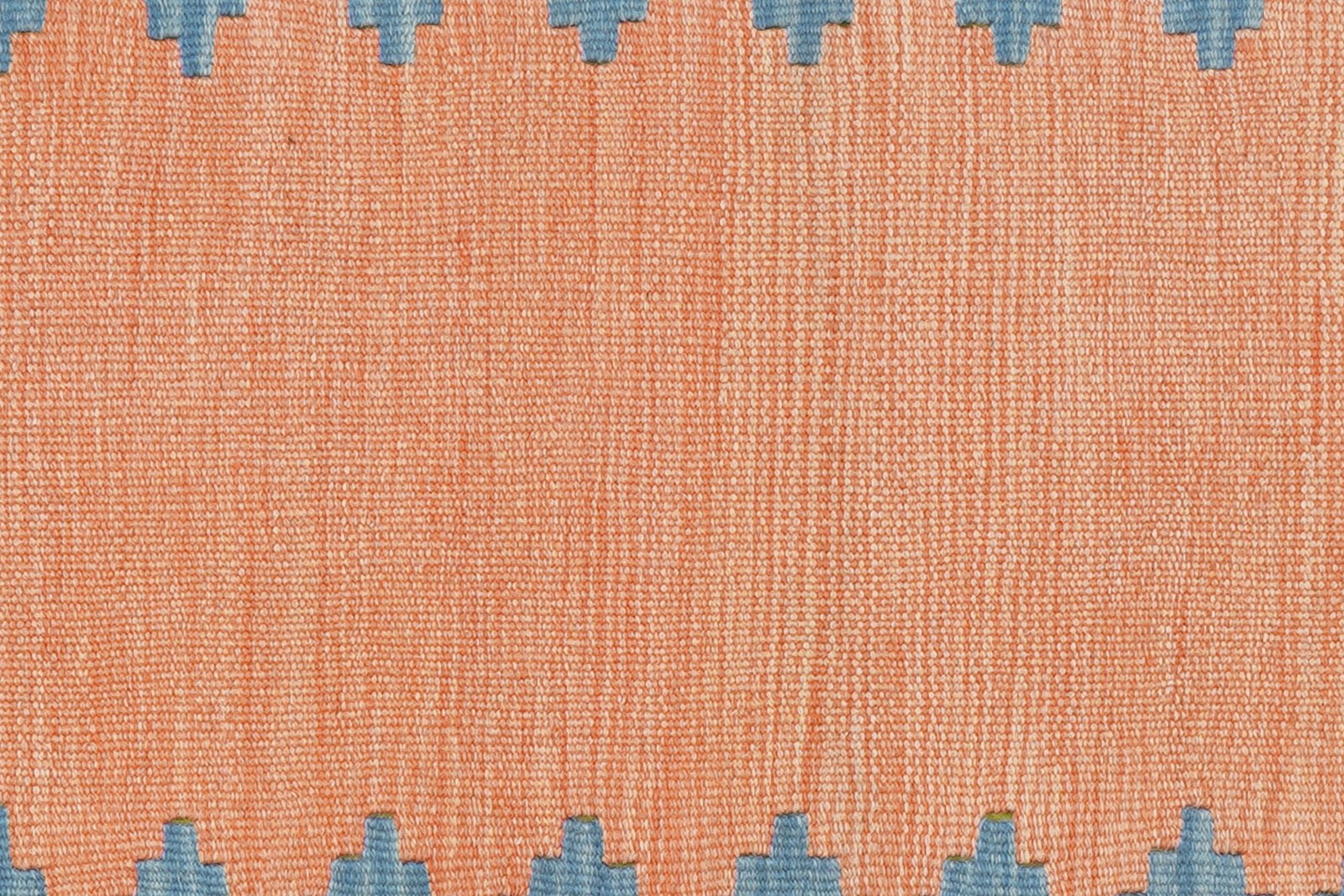 Kelim Gashgai — Handmade, 84x126 cm, Orange, 100% Virgin Wool | View 5