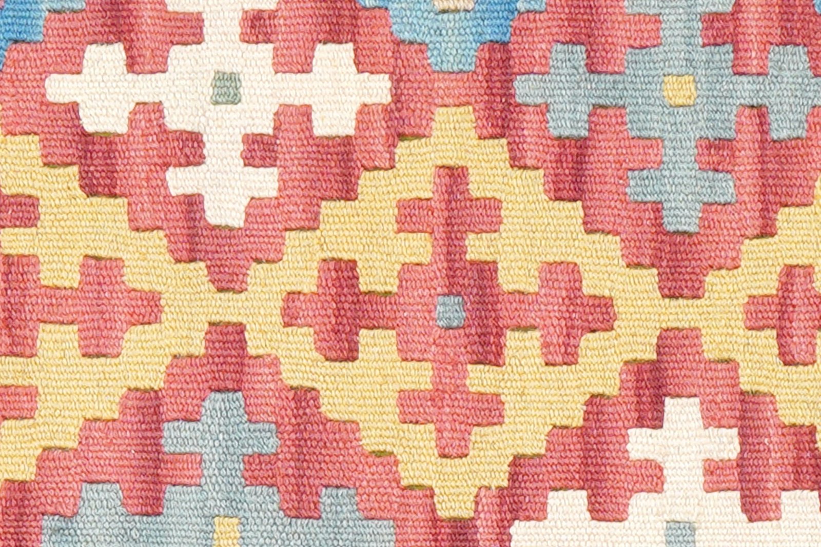 Kelim Gashgai — Handmade, 85x119 cm, Red, 100% Virgin Wool | View 5
