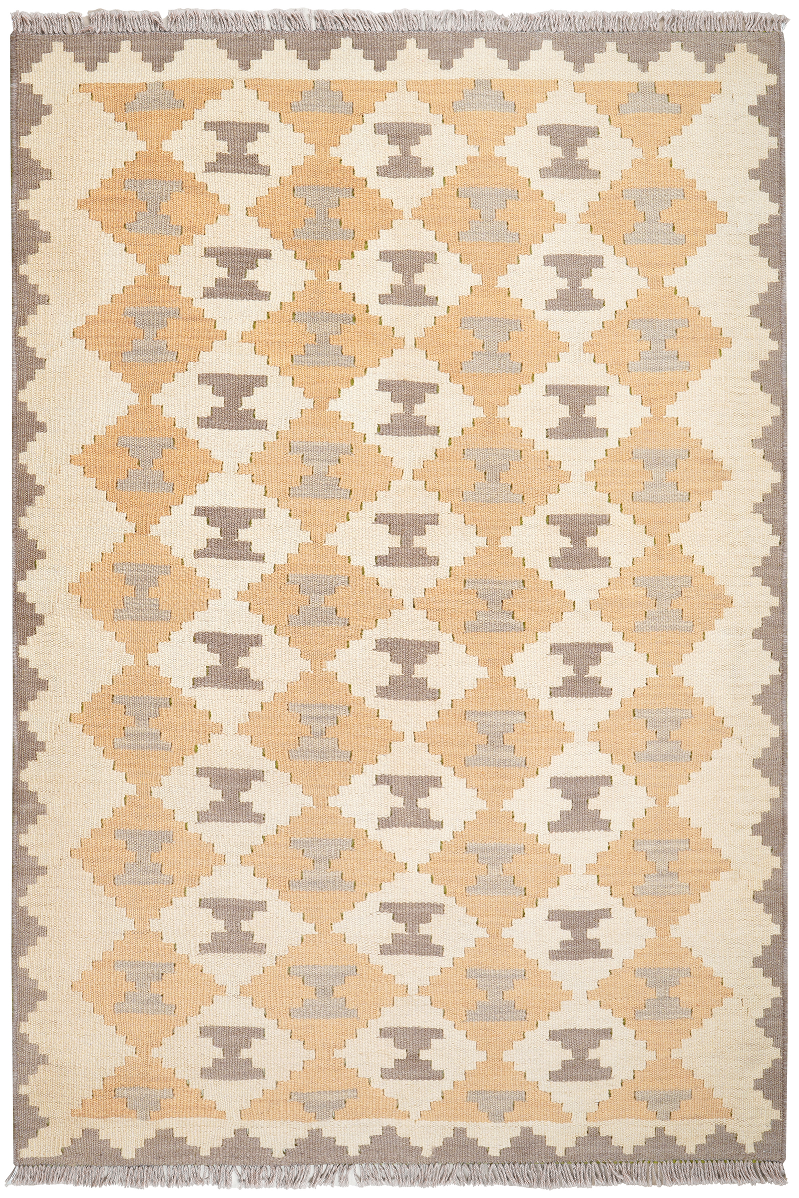 Ke.Gashgai T — Handgefertigt, 175x117 cm, Bunt, 100% Virgin Wool | Main view