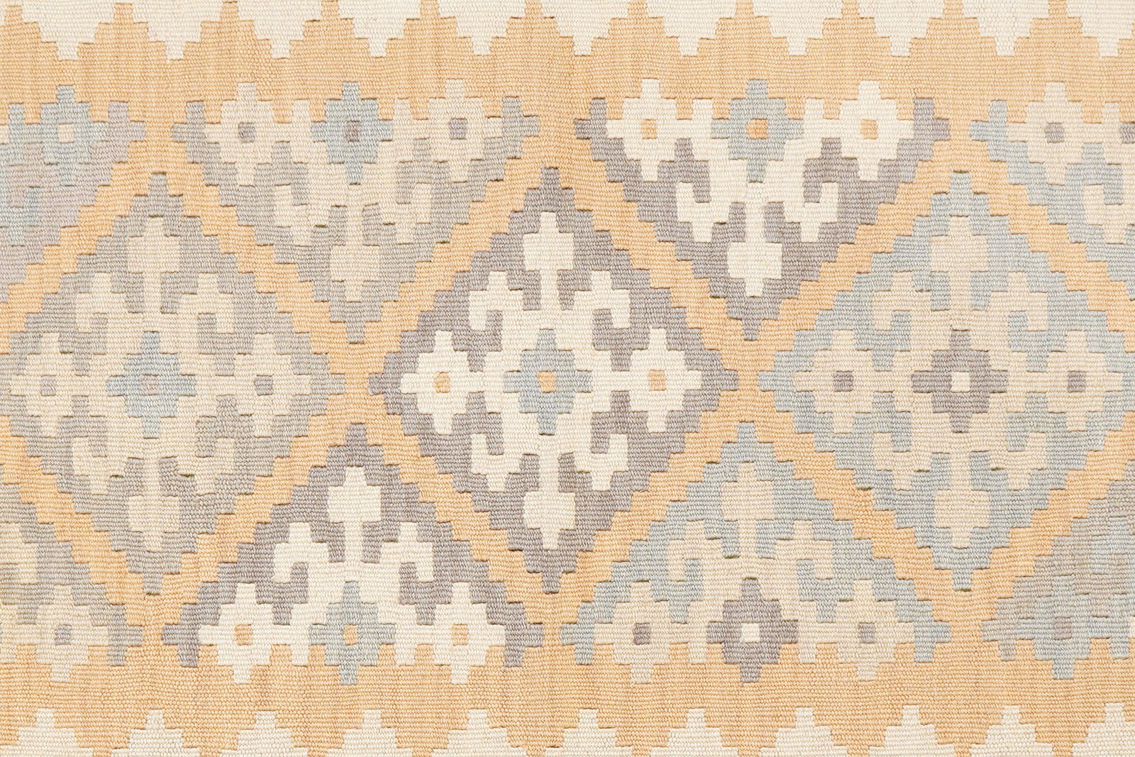 Kelim Gashgai — Handmade, 118x178 cm, Yellow, 100% Virgin Wool | View 5