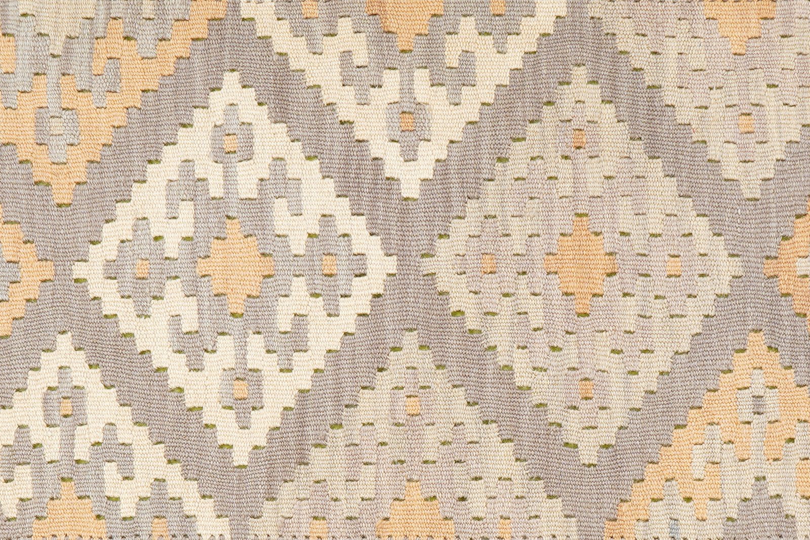 Kelim Gashgai — Handmade, 81x239 cm, Grey, 100% Virgin Wool | View 5