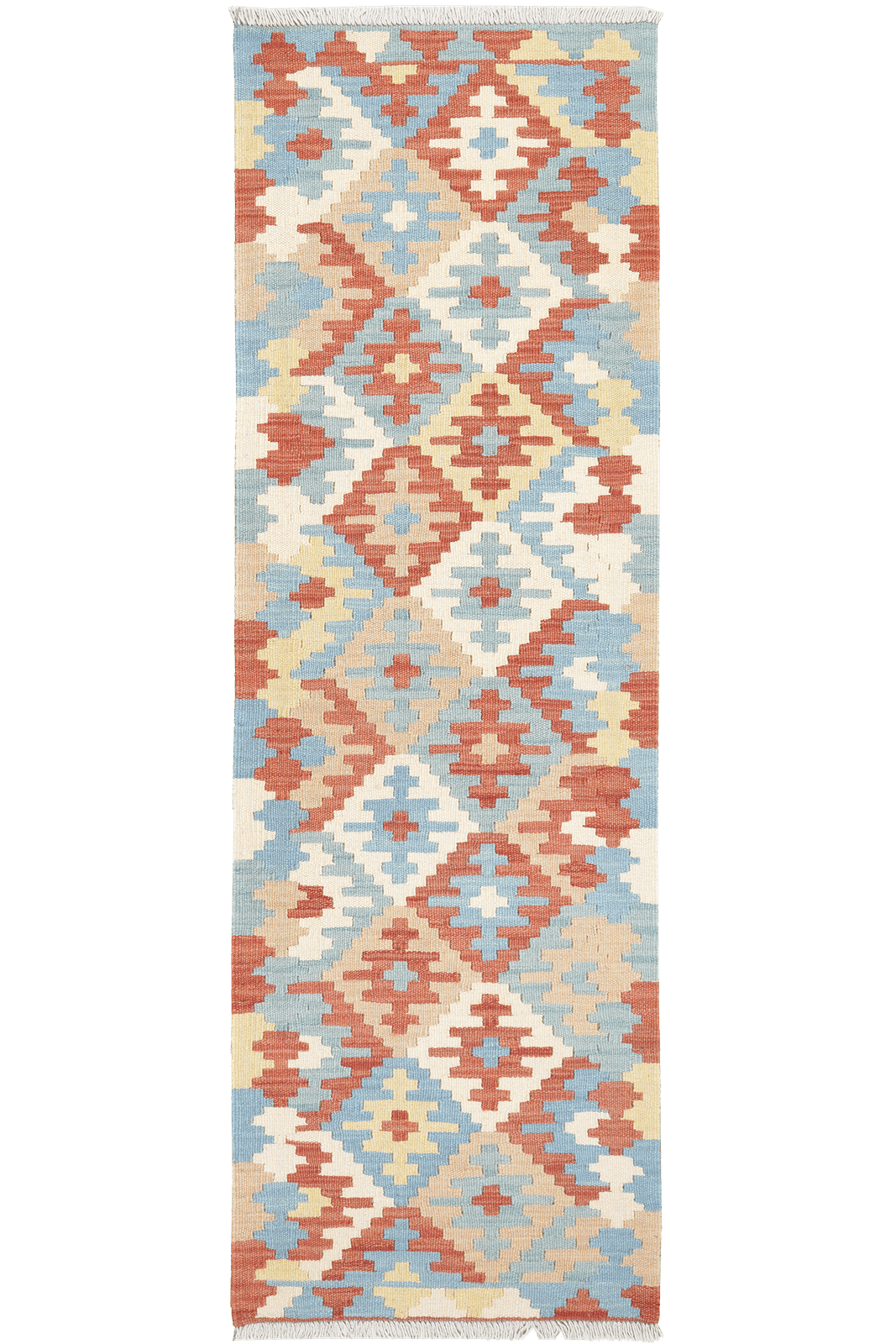 Kelim Gashgai — Handmade, 58x186 cm, Multicolor, 100% Virgin Wool | Main view