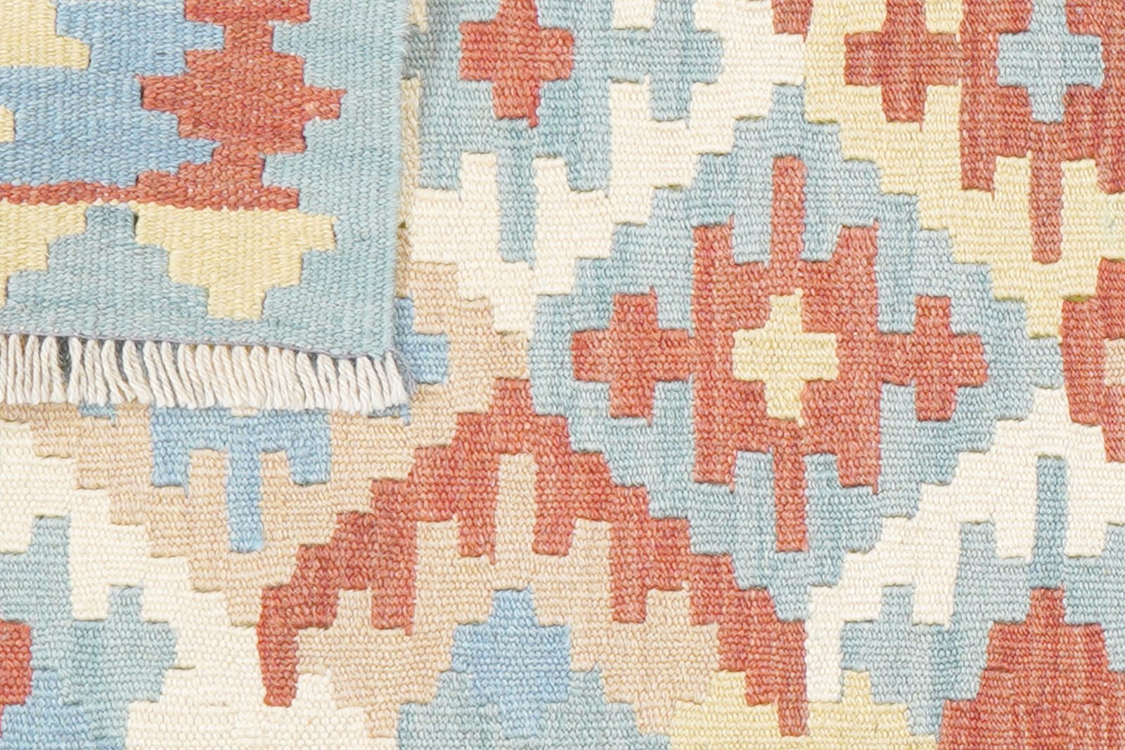 Kelim Gashgai — Handmade, 58x186 cm, Multicolor, 100% Virgin Wool | View 6