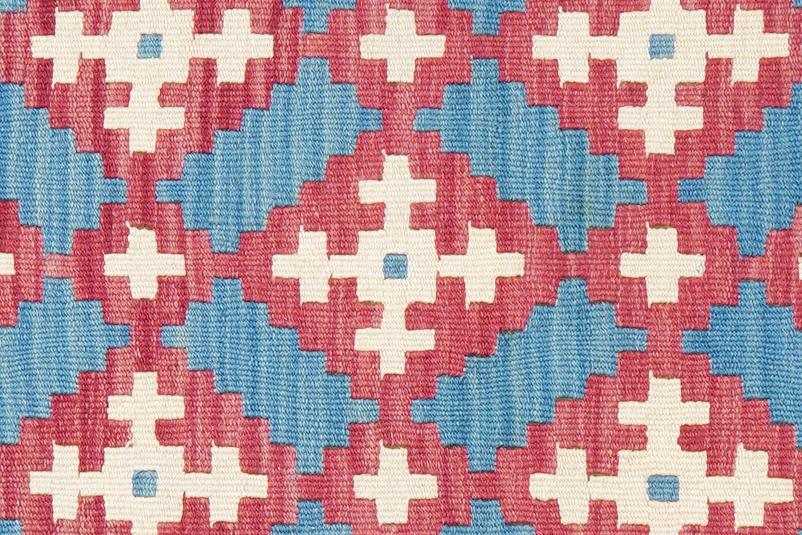 Kelim Gashgai — Handgefertigt, 128x85 cm, Grün, 100% Virgin Wool | View 6