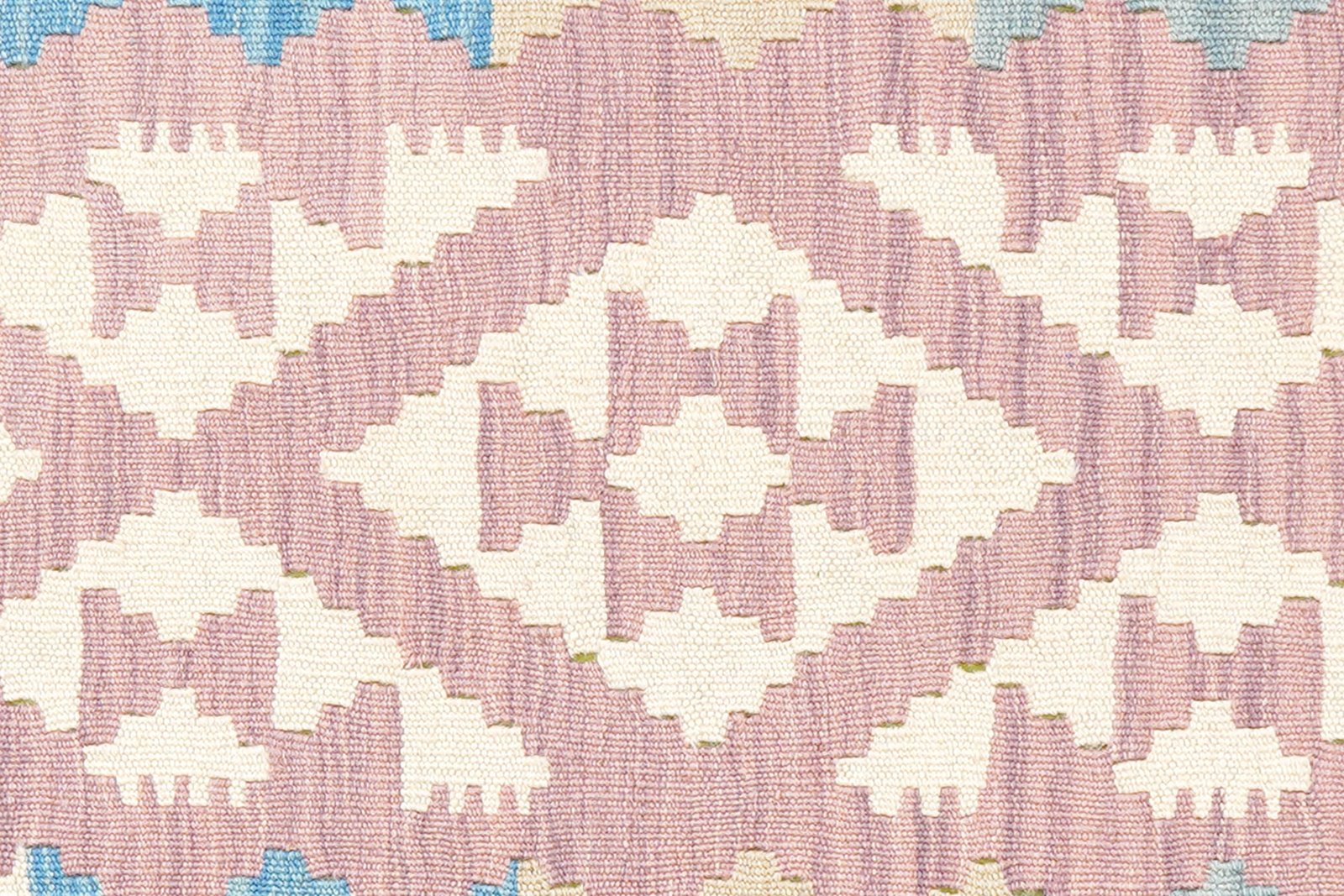 Kelim Gashgai — Handmade, 105x152 cm, Pink, 100% Virgin Wool | View 5