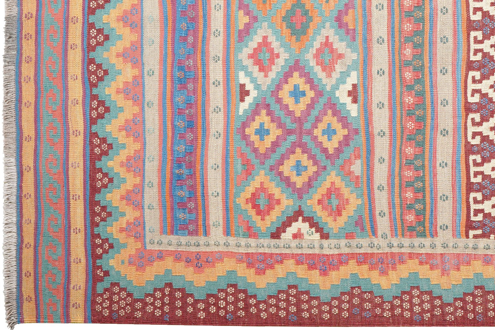 Sumak Sirdjan — Handmade, 159x238 cm, Multicolor, 100% Virgin Wool | View 3