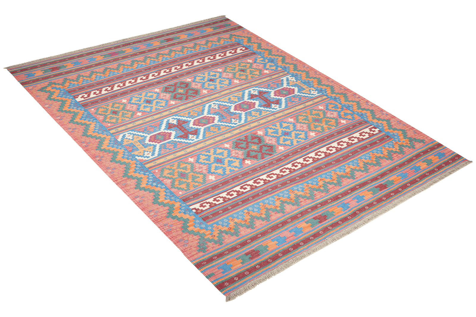 Sumak Sirdjan — Handmade, 153x218 cm, Multicolor, 100% Virgin Wool | View 4