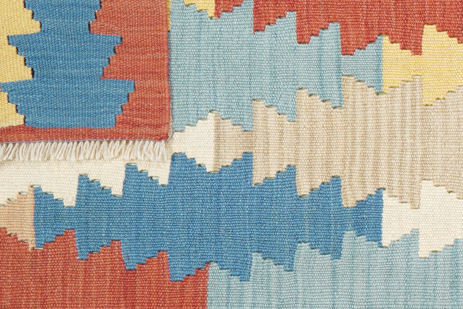 Kelim Gashgai — Handmade, 61x247 cm, Multicolor, 100% Virgin Wool | View 6