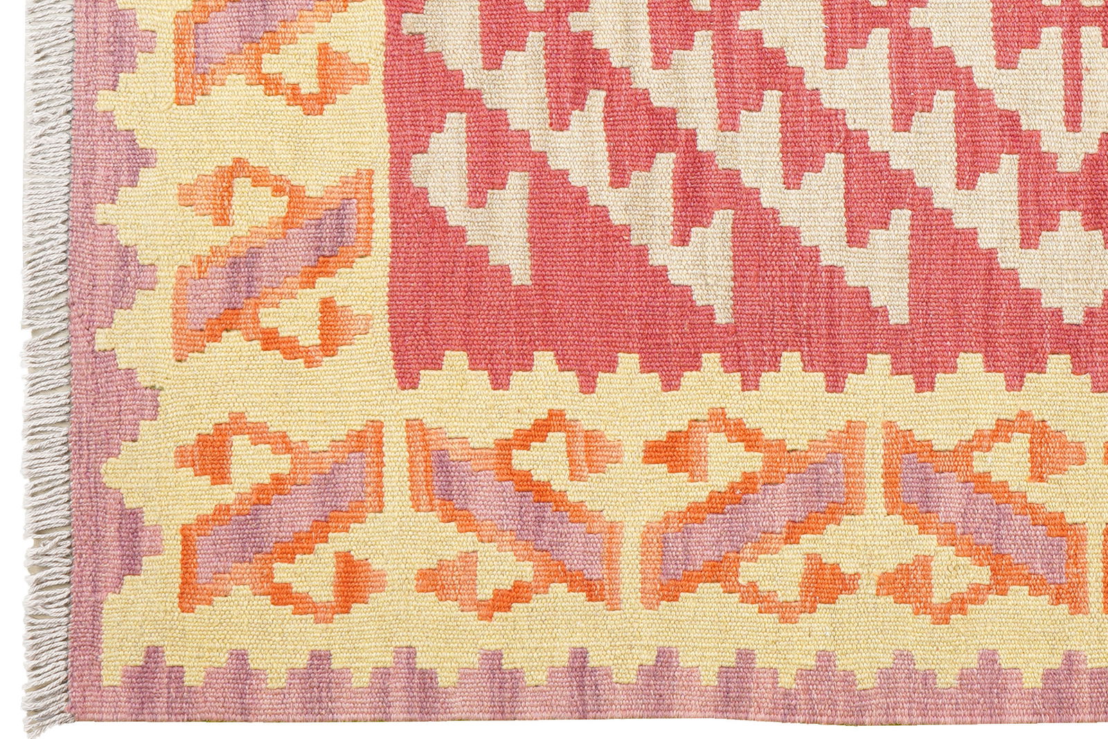 Kelim Gashgai — Handgefertigt, 147x106 cm, Gelb, 100% Virgin Wool | View 4