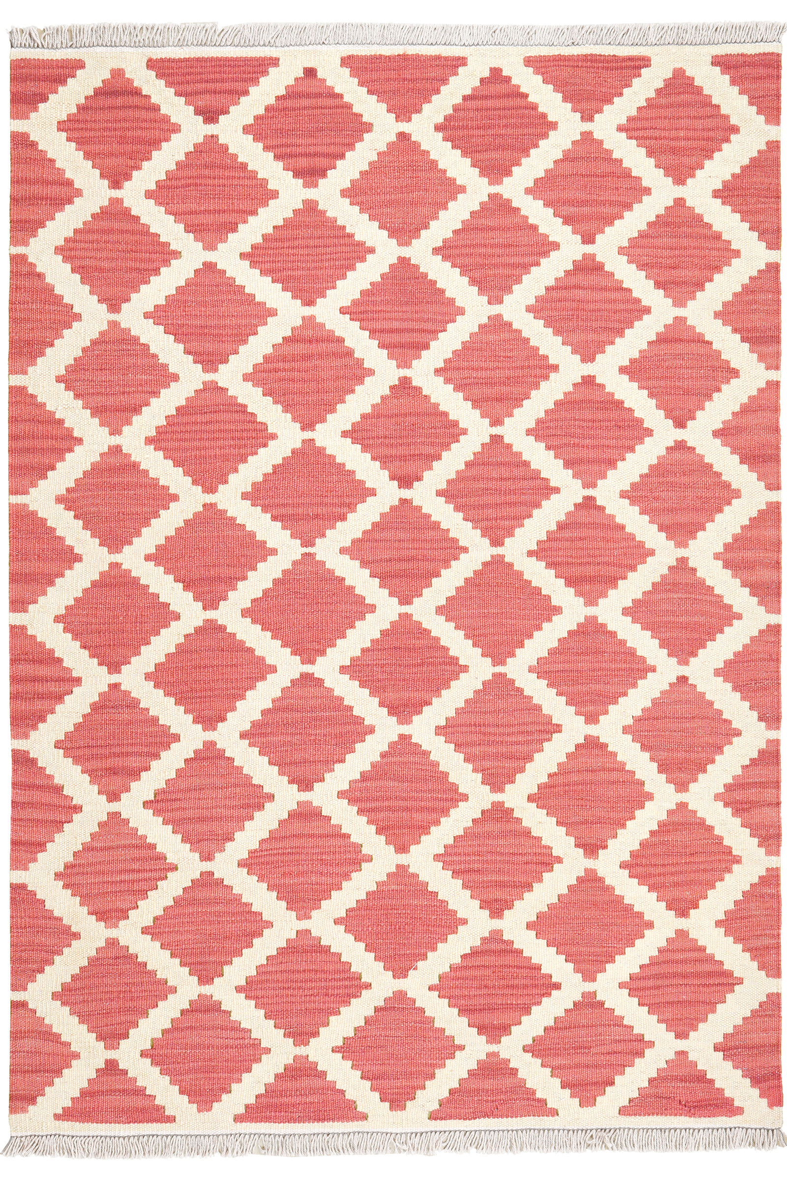 Kelim Gashgai — Handgefertigt, 150x105 cm, Beige, 100% Virgin Wool | Main view