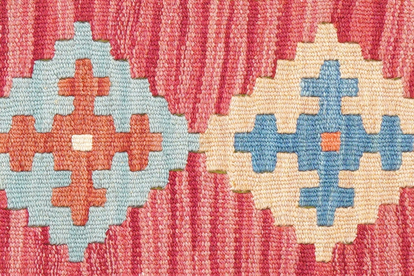 Kelim Gashgai — Handgefertigt, 125x85 cm, Beige, 100% Virgin Wool | View 6