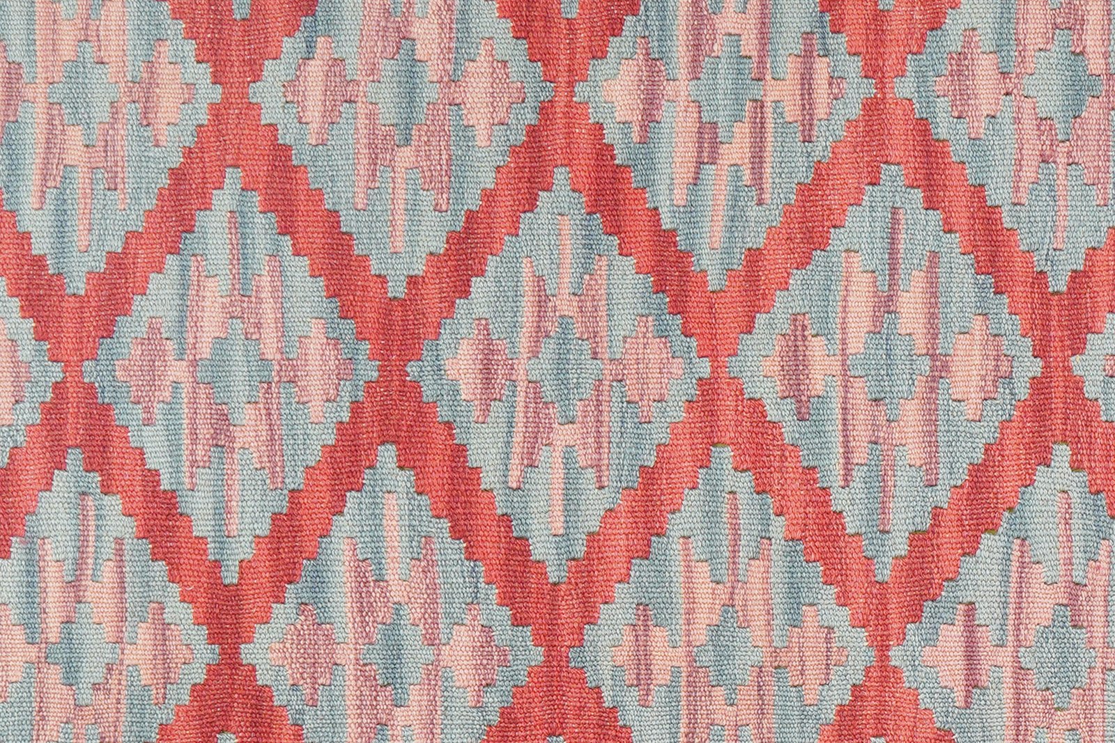 Kelim Gashgai — Handmade, 123x181 cm, Red, 100% Virgin Wool | View 5
