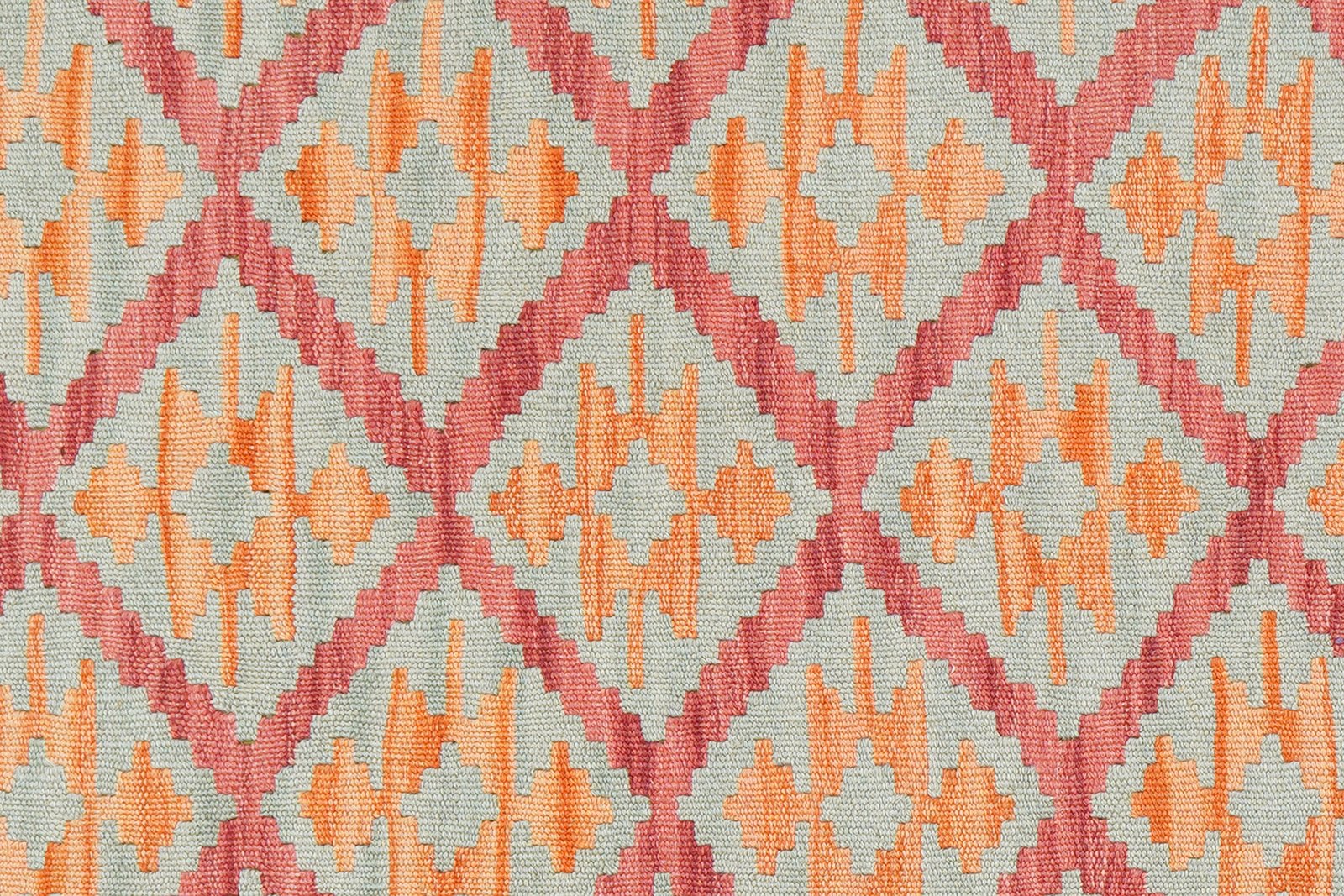 Kelim Gashgai — Handmade, 122x179 cm, Red, 100% Virgin Wool | View 5