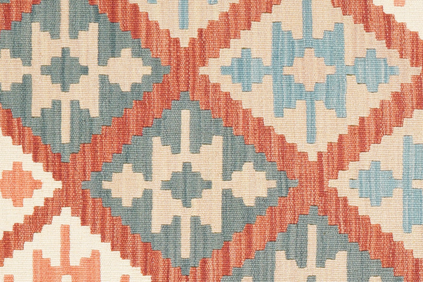 Kelim Gashgai — Handmade, 127x178 cm, Red, 100% Virgin Wool | View 5