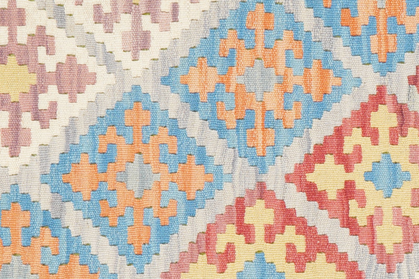 Kelim Gashgai — Handmade, 123x177 cm, Grey, 100% Virgin Wool | View 5