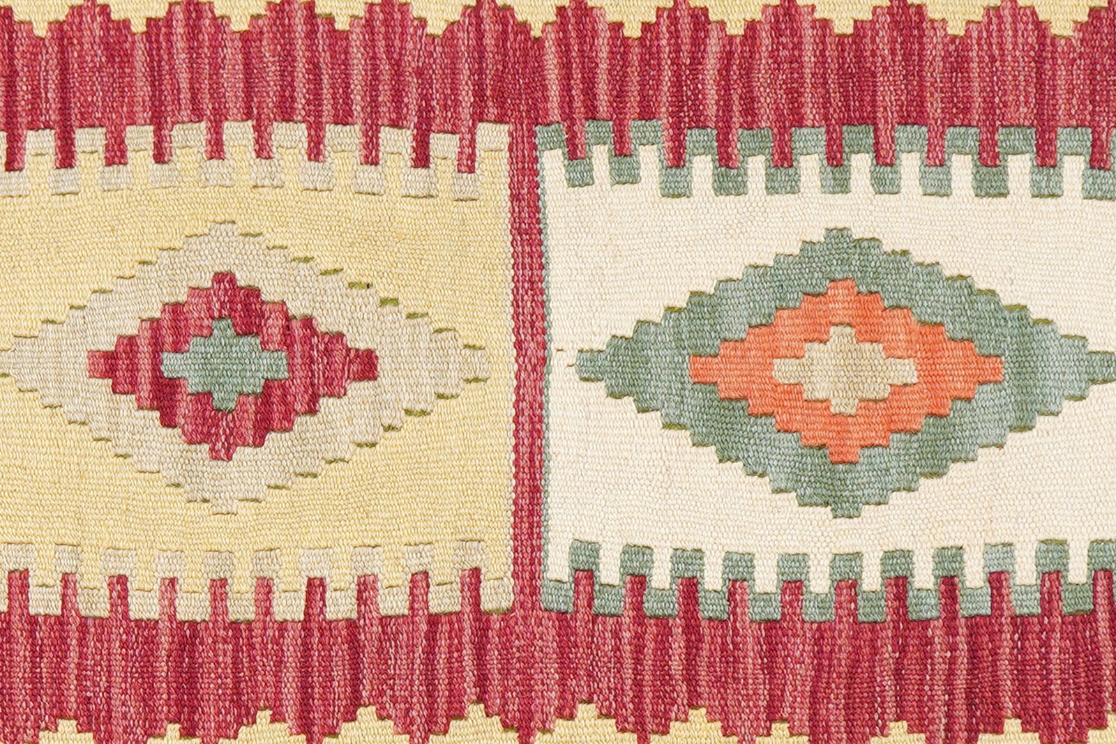 Kelim Gashgai — Handmade, 59x214 cm, Multicolor, 100% Virgin Wool | View 5