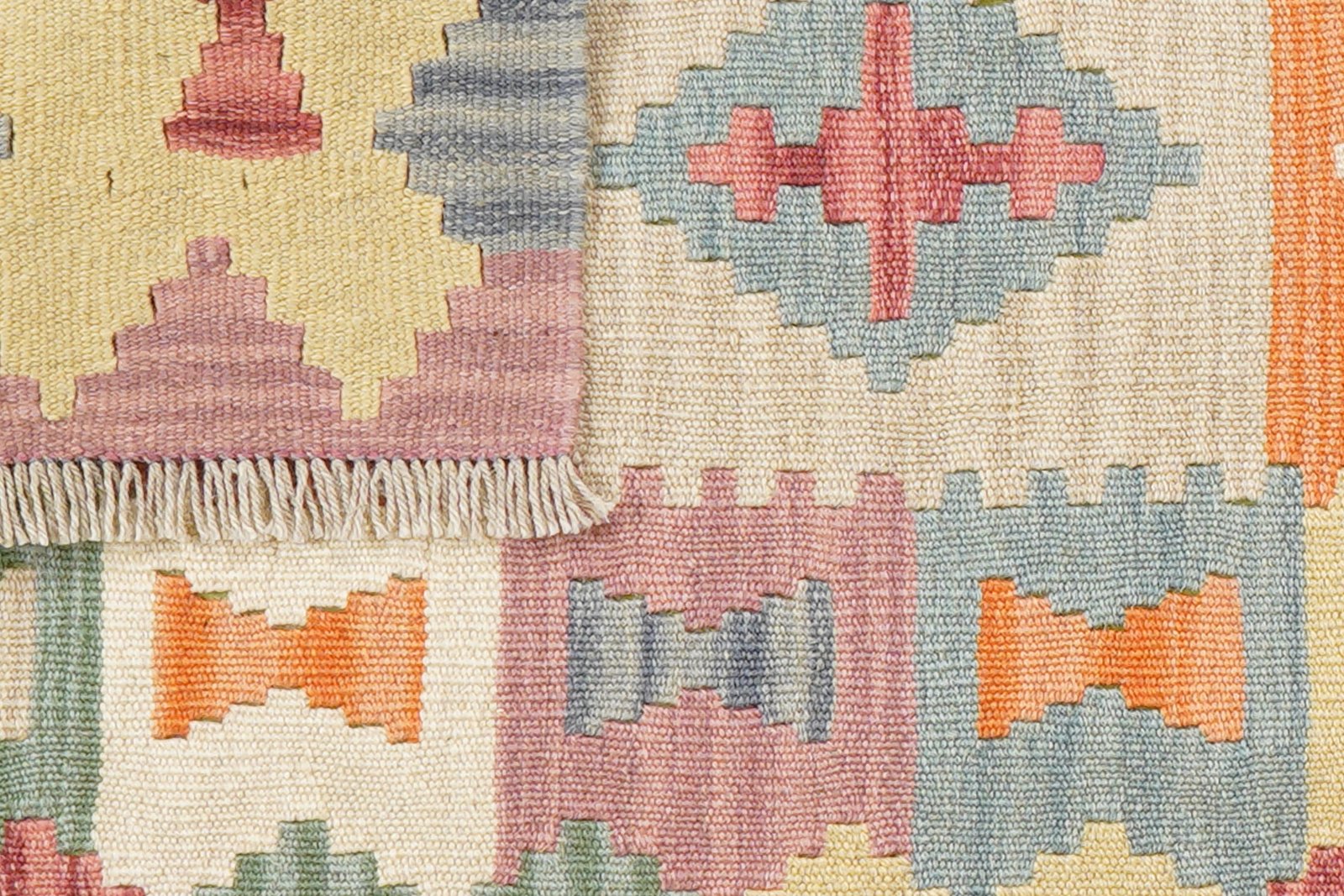 Kelim Gashgai — Handmade, 62x203 cm, Multicolor, 100% Virgin Wool | View 6