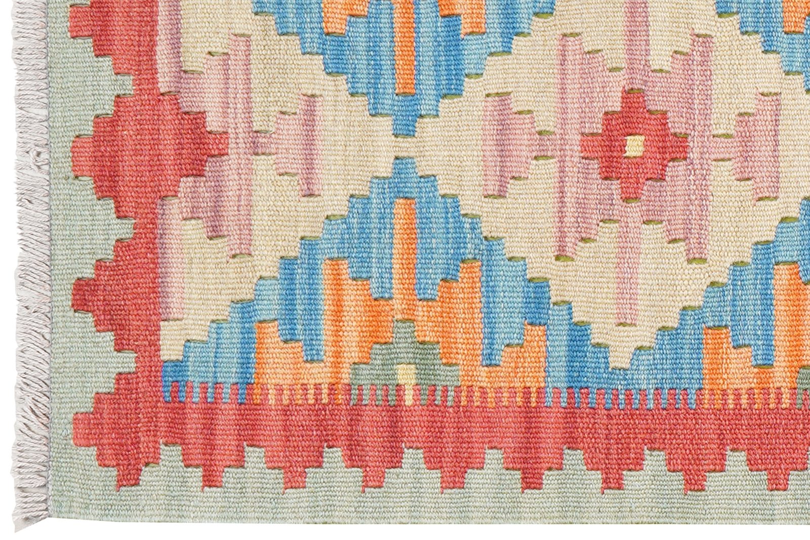 Kelim Gashgai — Handmade, 56x189 cm, Multicolor, 100% Virgin Wool | View 3
