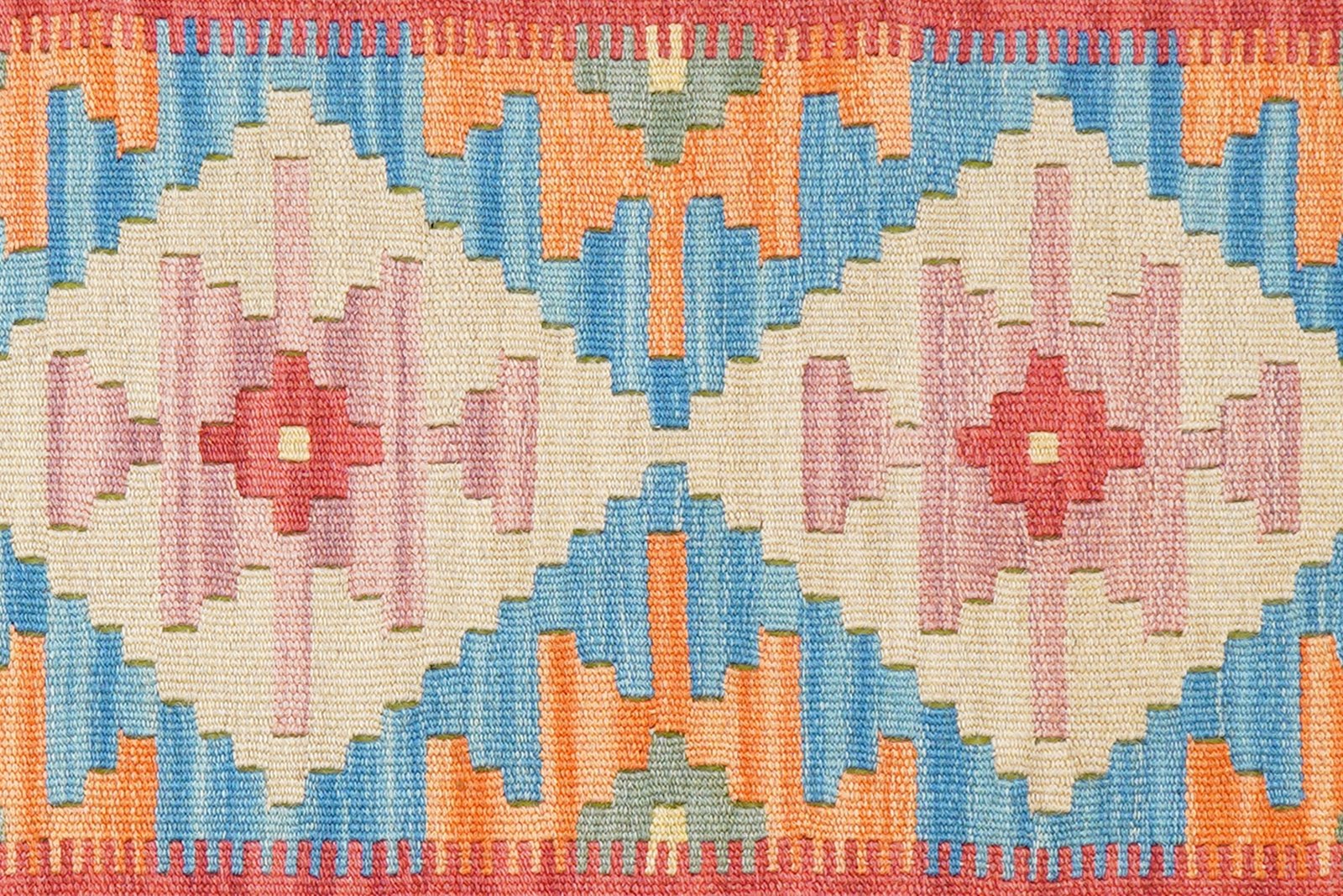 Kelim Gashgai — Handmade, 56x189 cm, Multicolor, 100% Virgin Wool | View 5