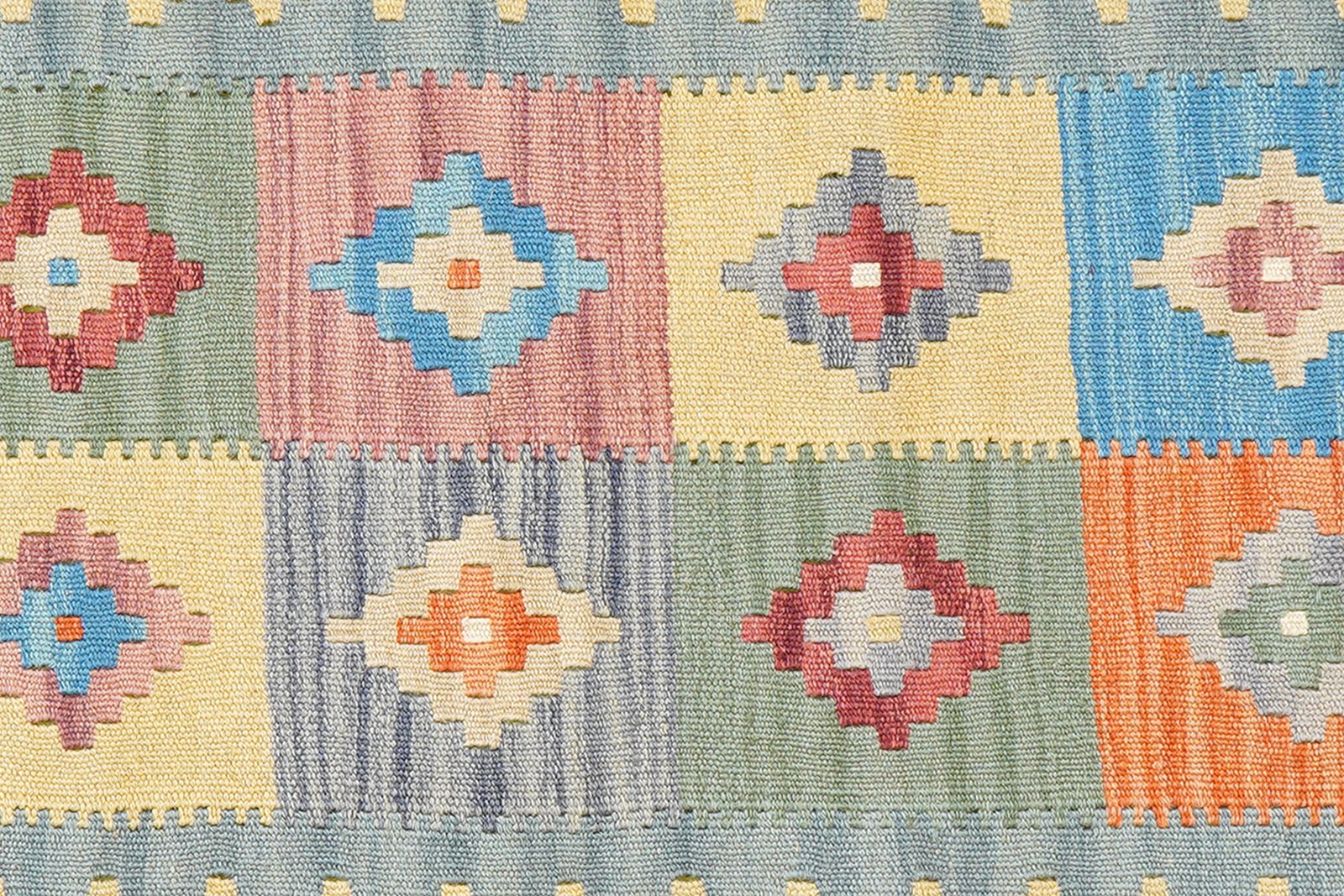 Kelim Gashgai — Handmade, 62x198 cm, Multicolor, 100% Virgin Wool | View 5