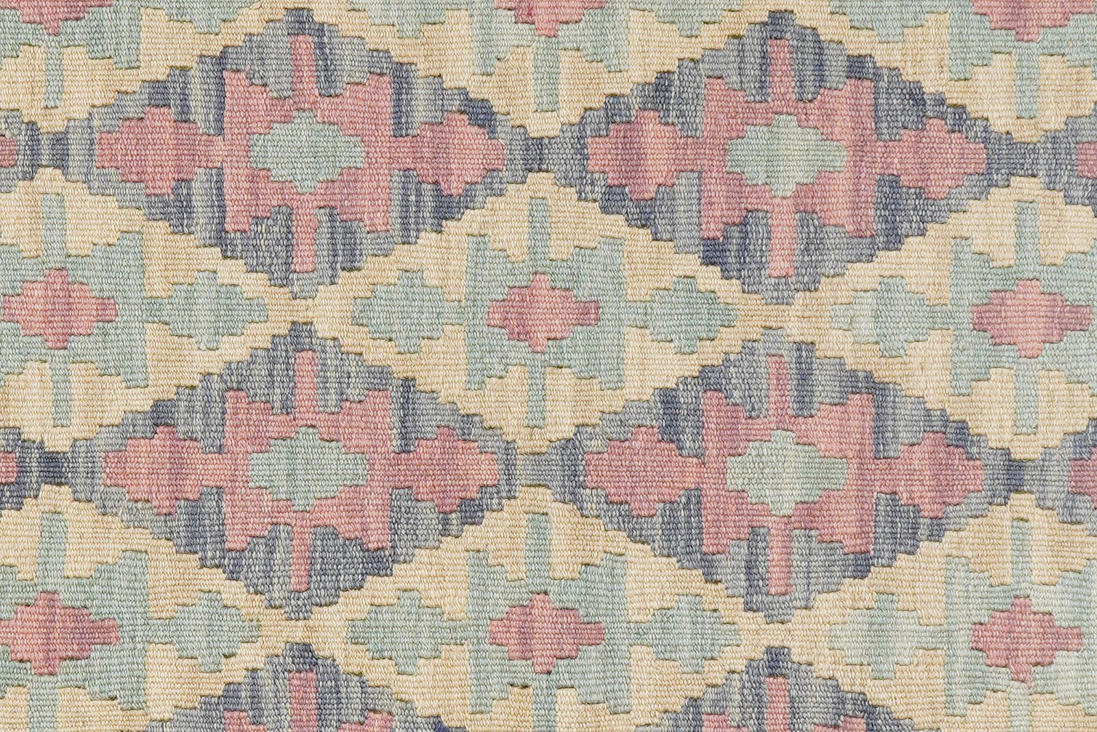 Kelim Gashgai — Handmade, 61x239 cm, Grey, 100% Virgin Wool | View 5