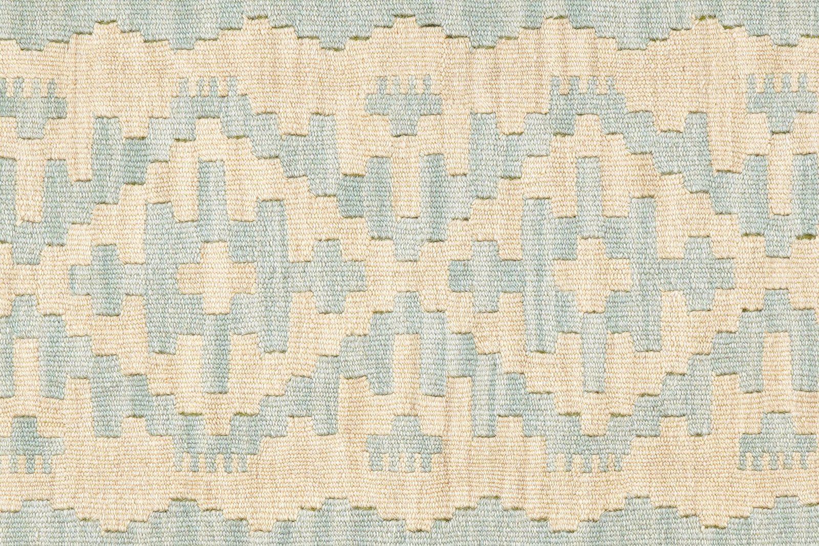 Kelim Gashgai — Handmade, 85x252 cm, Beige, 100% Virgin Wool | View 5