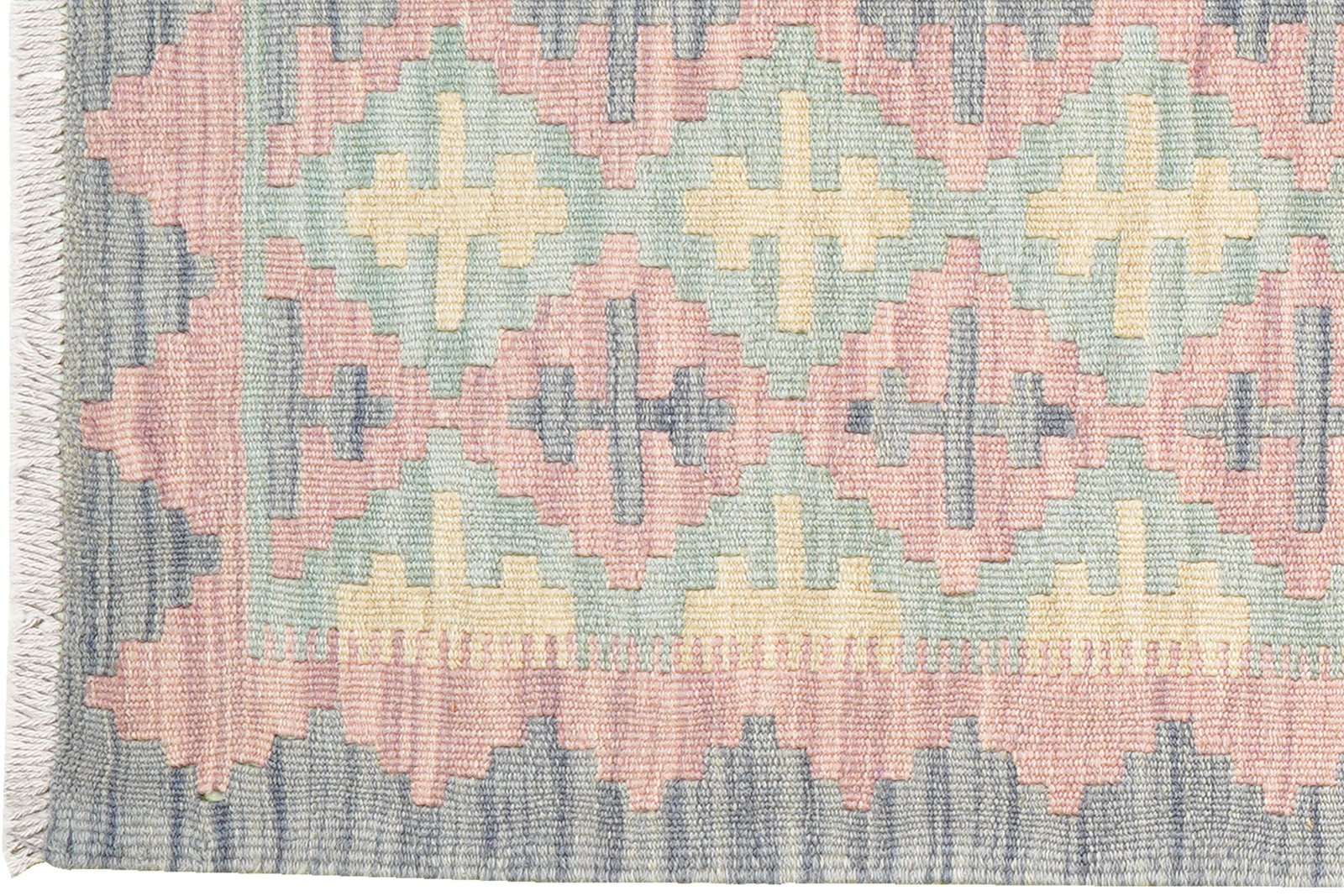 Kelim Gashgai — Handmade, 81x241 cm, Multicolor, 100% Virgin Wool | View 3