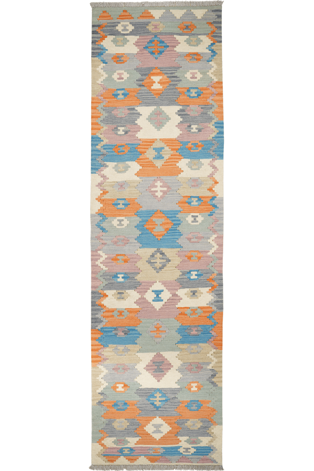 Kelim Gashgai — Handmade, 81x290 cm, Multicolor, 100% Virgin Wool | Main view