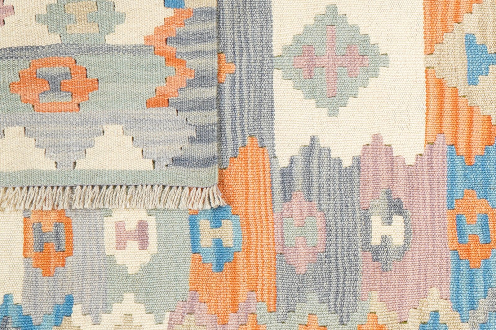 Kelim Gashgai — Handmade, 81x290 cm, Multicolor, 100% Virgin Wool | View 6