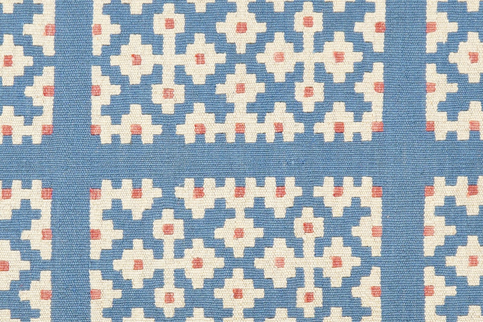 Kelim Gashgai — Handmade, 62x244 cm, Blue, 100% Virgin Wool | View 5
