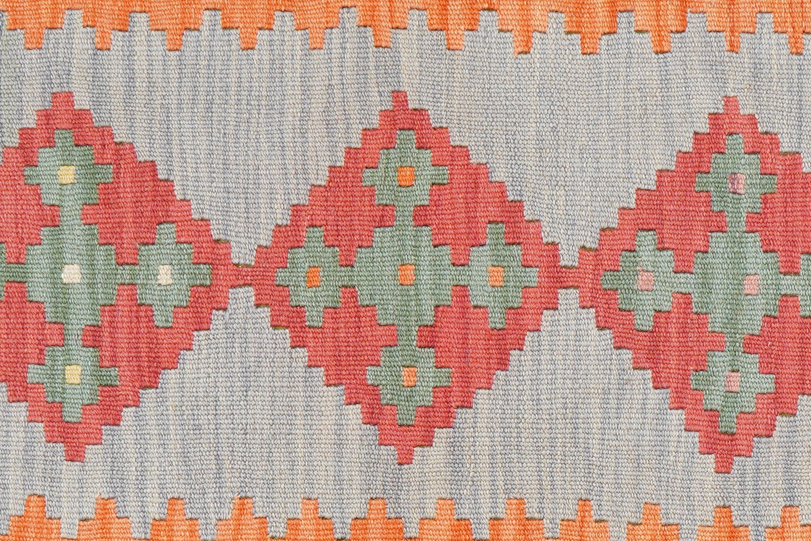 Kelim Gashgai — Handmade, 82x121 cm, Blue, 100% Virgin Wool | View 5