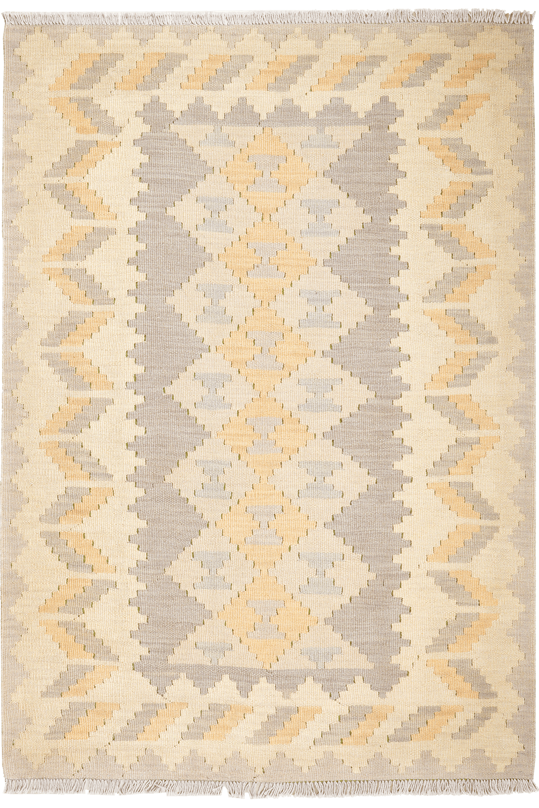 Kelim Gashgai · Tessuto a mano – Grigio, 171x119 cm